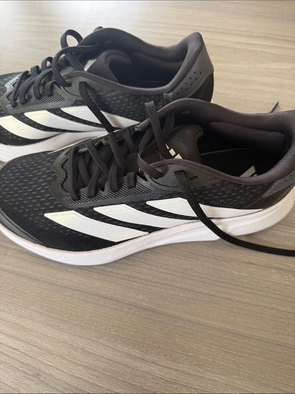 Adidas Black & White Running Shoes